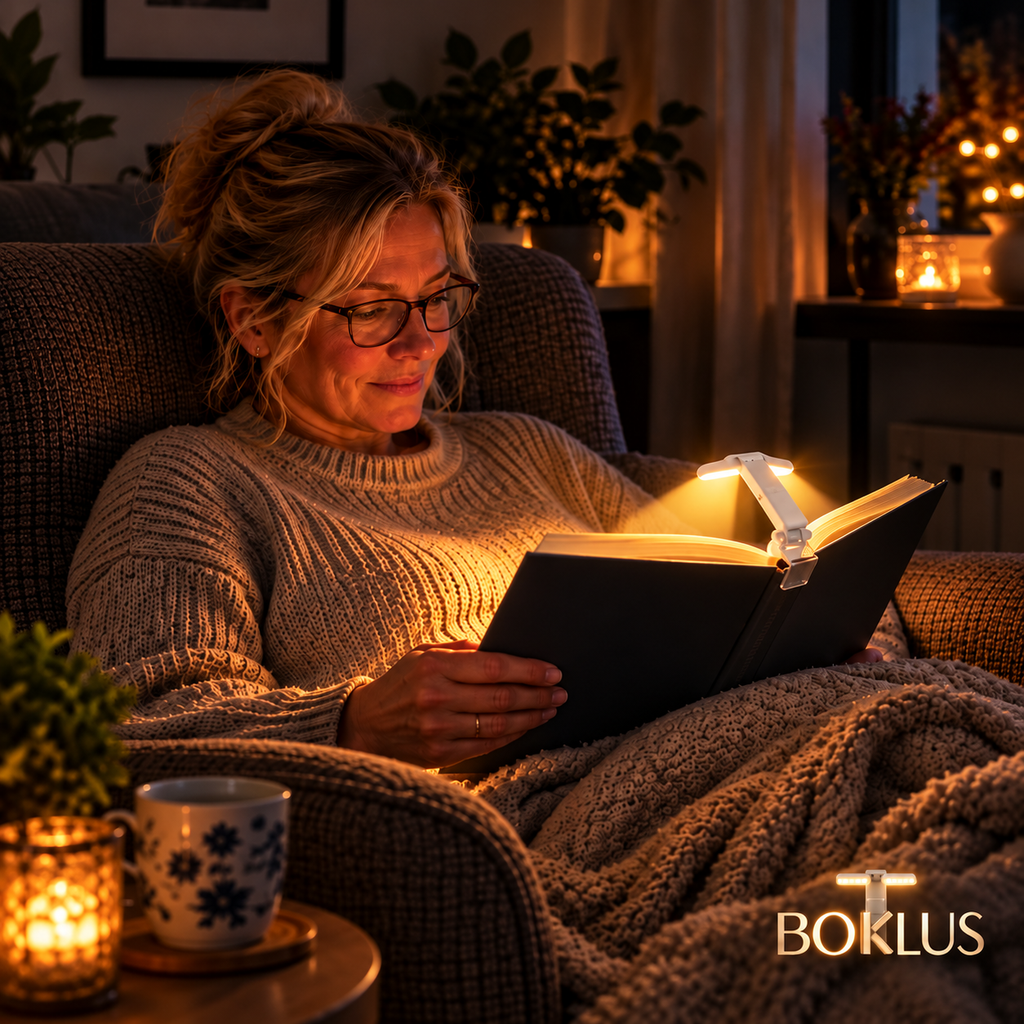 Boklus – Uppladdningsbar läslampa